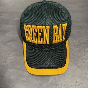 Vintage Green Bay Packers Hat‎ Green Yellow Mesh Trucker Cap Adjustable Strap